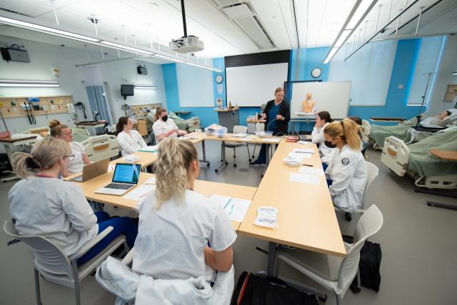 Nursing Simulation Lab Students