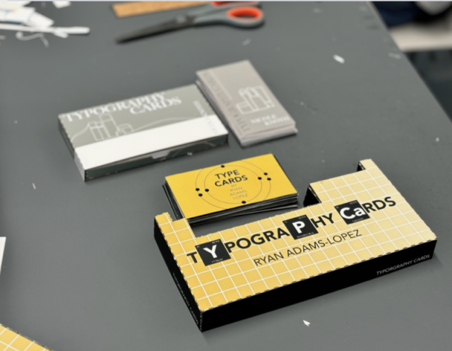typography cards