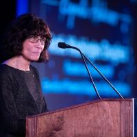 Nettie Washington Douglass, the great-great-granddaughter of Frederick Douglass and great-granddaughter of Booker T. Washington delivering the keynote address at the 2025 Keeper of the Dream Dinner.